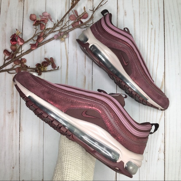 Nike Shoes - NEW Nike Air Max 97 Burgundy Sneakers 8.5